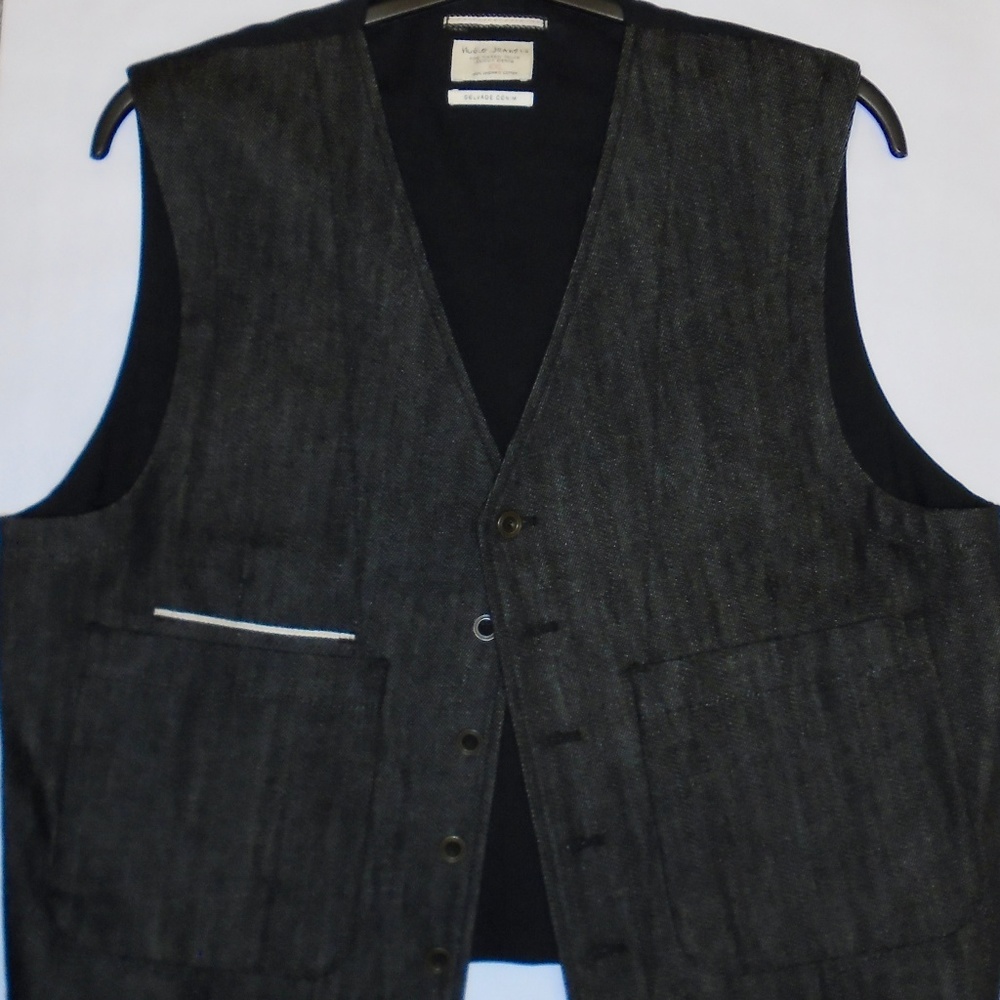 Nudie Jeans Vest | Dark Denim Wash